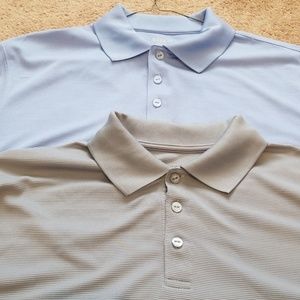 Two haggar polo shirts